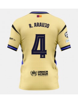 Barcelona Ronald Araujo #4 Replika Borta Kläder 2025-26 Kortärmad